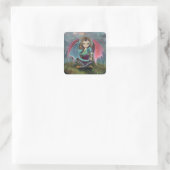 Cute Gotische Fee Draak Fantasie Kunst Stickers (Tas)