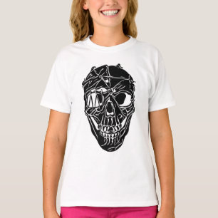 Cute Gotische Schedel Meisjes Grafische T-Shirt