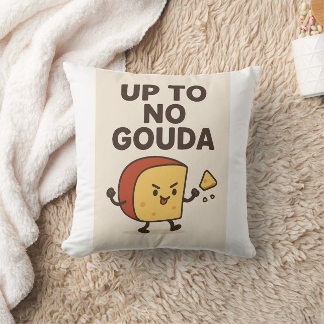 Cute Gouda Cartoon Pillow – Funny  Kussen (Deken)
