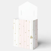 Cute Gouden & Roze Harten Bedankdoosjes (Geopend)