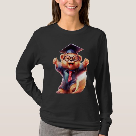 Cute Graduation Bear to Celebrate Your Graduate T-shirt (Voorkant)