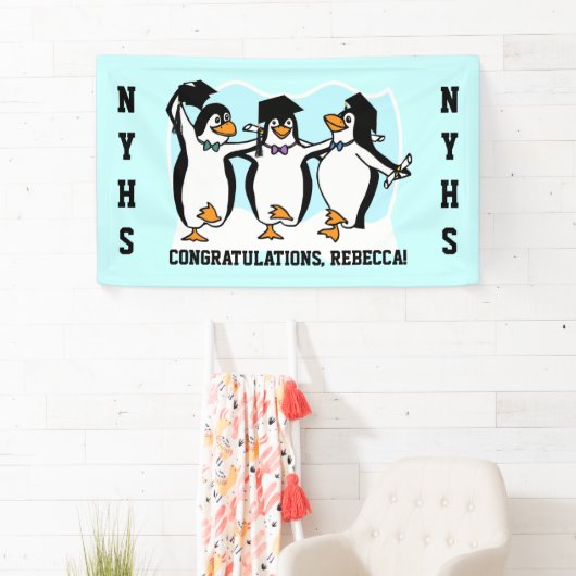 Cute Graduing Penguins Spandoek (Insitu)