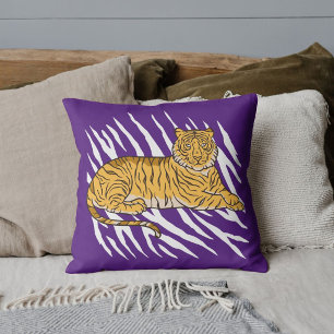 Cute Grafische Safari Tijger Strepen Aangepaste Pa Kussen