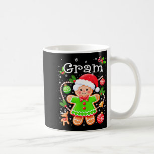 Cute Gram Peperkoek Familie Bijpassende Kerst Kled Koffiemok