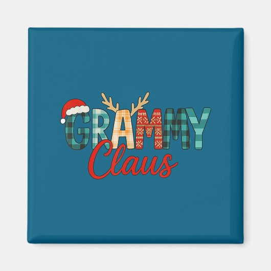 Cute Grammy Claus Christmas For Grandma Santa Hat  Magneet (Voorkant)