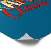 Cute Grammy Claus Christmas For Grandma Santa Hat  Poster (Hoek)