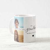 Cute Grandchildren Photo Collage for Grandma Koffiemok (Voorkant links)