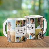 Cute Grandchildren Photo Collage for Grandmother Koffiemok