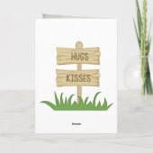 Cute Granddochter First Birthday Foto Kaart (Achterkant)