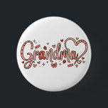 Cute Grandma Button<br><div class="desc">Cute Grandma button. A lovely cute gift for yourself or your Grandma.</div>