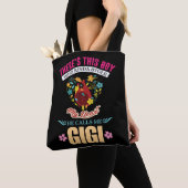 Cute Grandma Heart Best Gigi Grandmoeder Tote Bag (Dichtbij)