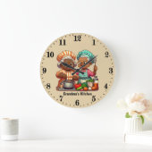 Cute Grandma's kitchen customizable Grote Klok (Huis)