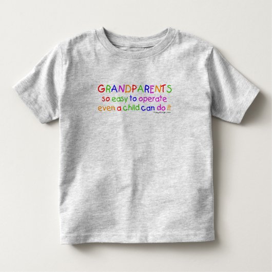 Cute Grandouders Love Kinder Shirts (Voorkant)