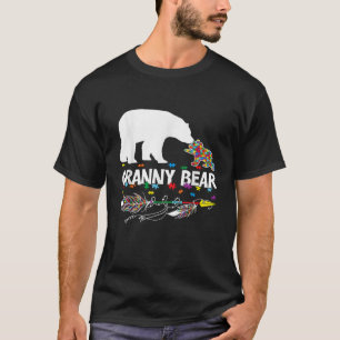 Cute Granny Beer Autisme Awareness Autistic Famili T-shirt