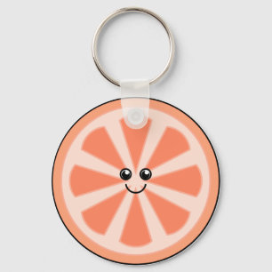 Cute Grapefruit Sleutelhanger