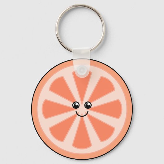 Cute Grapefruit Sleutelhanger (Voorkant)