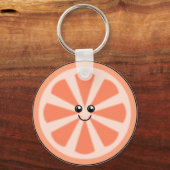 Cute Grapefruit Sleutelhanger (Voorkant)