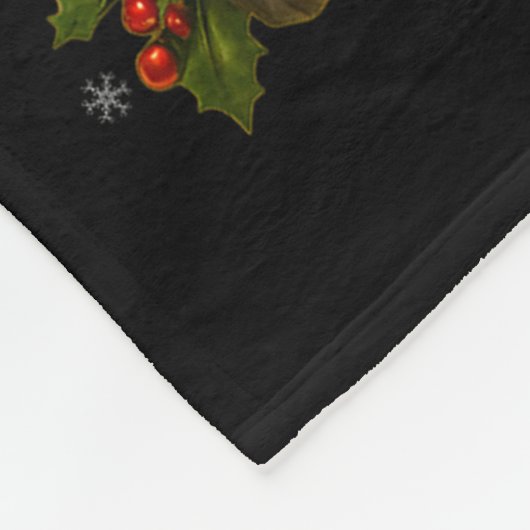 Cute Graphic Cat Crew Christmas Xmas Women Girl Ki Fleece Deken (Hoek)