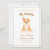 Cute grappdog verjaardag kaart (Voorkant)