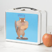 Cute Grappig big cheeks cartoon (In situ)