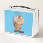 Cute Grappig big cheeks cartoon (Achterkant)