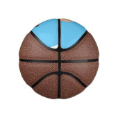 Cute Grappig big cheeks cartoon Basketbal (Rechts)
