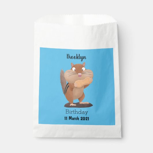 Cute Grappig big cheeks cartoon Bedankzakje (Voorkant)