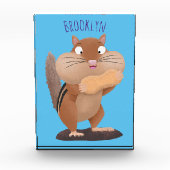 Cute Grappig big cheeks cartoon Fotoblokken (Voorkant)