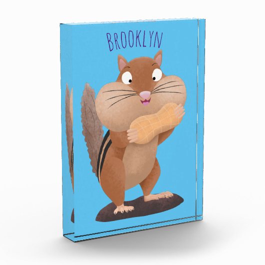 Cute Grappig big cheeks cartoon Fotoblokken (Links)