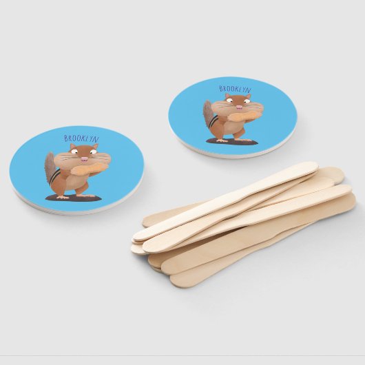 Cute Grappig big cheeks cartoon Handwaaier (Niet-gemonteerd)