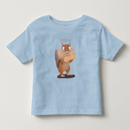 Cute Grappig big cheeks cartoon Kinder Shirts (Voorkant)