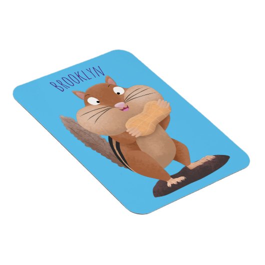 Cute Grappig big cheeks cartoon Magneet (Rechterzijde)