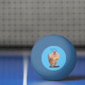Cute Grappig big cheeks cartoon Pingpongbal (Net)