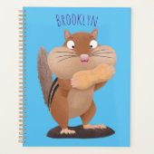 Cute Grappig big cheeks cartoon Planner (Voorkant)