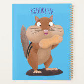 Cute Grappig big cheeks cartoon Planner (Achterkant)