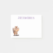 Cute Grappig big cheeks cartoon Post-it® Notes (Voorkant)