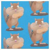 Cute Grappig big cheeks cartoon Stof (Close Up)