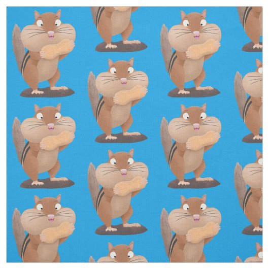 Cute Grappig big cheeks cartoon Stof (Swatch)