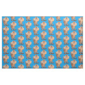 Cute Grappig big cheeks cartoon Stof (Fat Quarter)