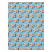 Cute Grappig big cheeks cartoon Tafelkleed (Voorkant)