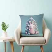 Cute, grappig, bunny, kawaii style kussen (Stoel)