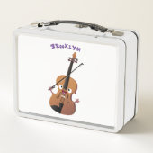 Cute grappig vioolmusical (Achterkant)