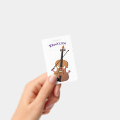 Cute grappig vioolmusical badge (Handheld)