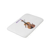 Cute grappig vioolmusical badmat (Gekanteld)