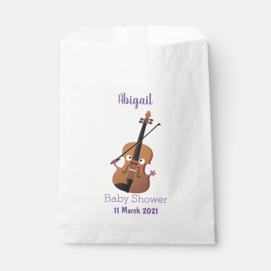 Cute grappig vioolmusical bedankzakje (Voorkant)
