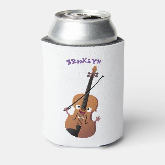 Cute grappig vioolmusical blikjeskoeler (Blikje Achterkant)