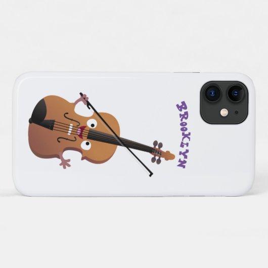Cute grappig vioolmusical Case-Mate iPhone case (Achterkant (horizontaal))