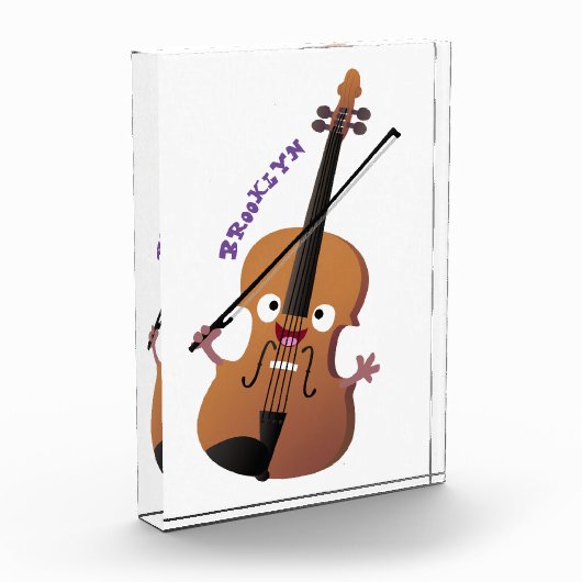 Cute grappig vioolmusical fotoblokken (Links)