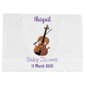 Cute grappig vioolmusical groot cadeauzakje (Achterkant)