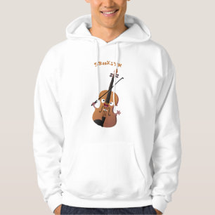 Cute grappig vioolmusical hoodie